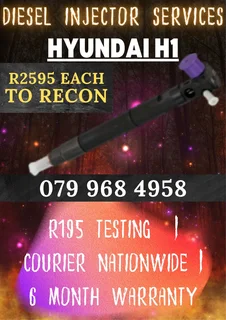 HYUNDAI H1 DELPHI DIESEL INJECTORS RECON