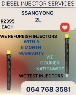 SSANGYONG 2L DIESEL INJECTORS RECON SERVICES