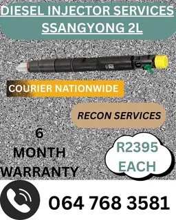 SSANGYONG 2L DIESEL INJECTORS RECON SERVICES