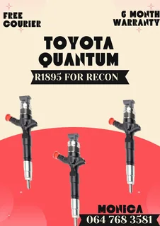 Toyota Quantum Diesel Injectors Recon Services