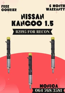 Nissan Kangoo 1.5 Diesel Injectors Recon Services