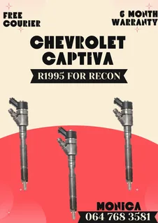 Chevrolet Captiva Diesel Injectors Recon Services