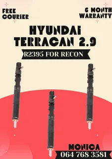 Hyundai Terracan 2.9 Diesel Injectors Recon