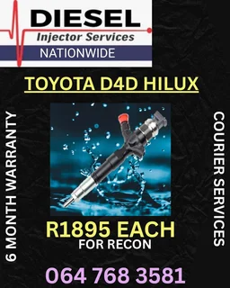 Toyota Hilux Diesel Injectors Recon Services