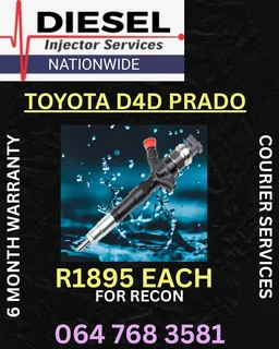 Toyota Prado Diesel Injectors Recon Services