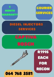 DIESEL INJECTORS RECON SERVICES WITH A 6 MONT WARRANTY