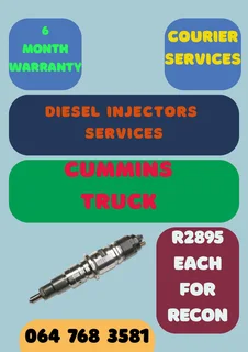 DIESEL INJECTORS RECON SERVICES WITH A 6 MONT WARRANTY