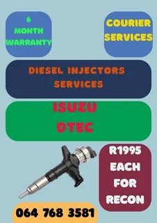 DIESEL INJECTORS RECON SERVICES WITH A 6 MONT WARRANTY