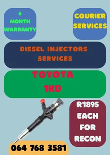 Diesel Injectors Recon Services Wit A 6 Month Warranty