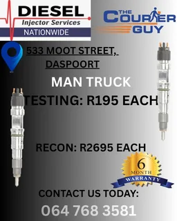 Man Truck Diesel Injectors To Recon