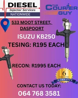 Isuzu Kb250 Diesel Injectors To Recon