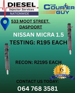 Nissan Micra 1.5 Diesel Injectors To Recon