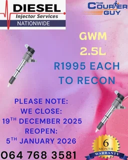 Gwm 2.8l Diesel Injectors To Recon Or Sell On Exchange With A 6 Month Warranty