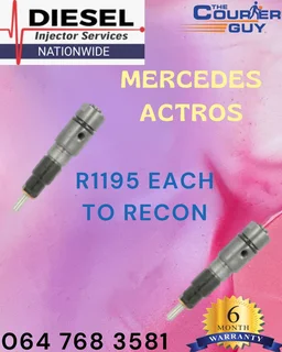 Mercedes Actros Diesel Injectors To Recon Or Sell On Exchange With A 6 Month Warranty