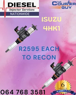 Isuzu 4hk1 Diesel Injectors To Recon Or Sell On Exchange With A 6 Month Warranty