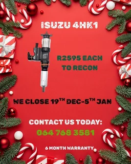Isuzu 4hk1 Diesel Injectors Recon Services