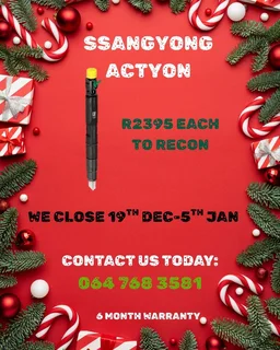 Ssangyong Actyon Diesel Injectors Recon Services