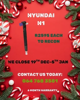 Hyundai H1 Diesel Injectors To Sell On Exchange