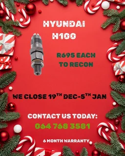 Hyundai H100 Diesel Injectors Recon
