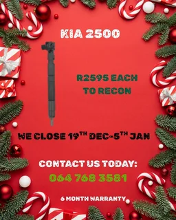 Kia 2500 Diesel Injectors Recon