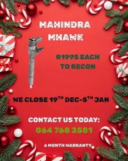 Mahindra Mhawk Diesel Injectors Recon