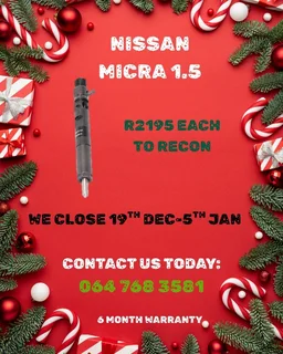Nissan Micra 1.5 Diesel Injectors Recon