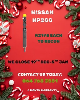 Nissan Np200 Diesel Injectors Recon