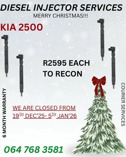 Kia 2500 Diesel Injectors Sold On Exchange Or Recon Your Own With A 6 Month Warranty