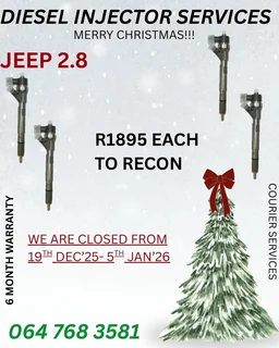Jeep 2.8 Diesel Injectors Sold On Exchange Or Recon Your Own With A 6 Month Warranty