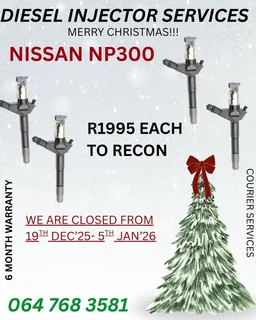 Nissan Np300 Diesel Injectors Sold On Exchange With Washers And A 6 Month Warranty