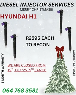 Hyundai H1 Diesel Injectors Sold On Exchange With Washers