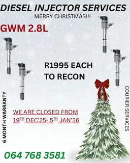 Gwm 2.8l Diesel Injectors Sold On Exchange With A 6 Month Warranty