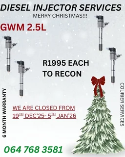 Gwm 2.5l Diesel Injectors Sold On Exchange