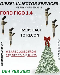 Ford Figo 1.4 Diesel Injectors Sold On Exchange