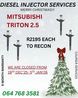 Mitsubishi Triton 2.5 Diesel Injectors Sold On Exchange