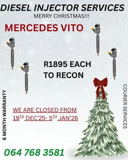 Mercedes Vito Diesel Injectors Sold On Exchange With A 6 Month Warranty