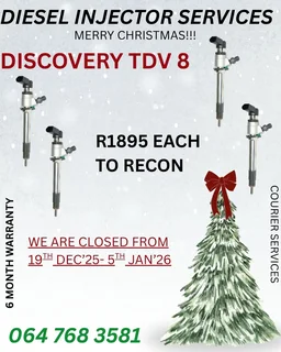 Discovery Tdv 8 Diesel Injectors Sold On Exchange With A 6 Month Warranty And Washers