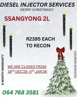 Ssangyong 2l Diesel Injectors Sold On Exchange