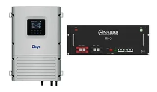 Combo Deye 6kW Off-Grid Single Phase Inverter and HINA Hi-5 ESS 5.12KWH 51.2V 100Ah