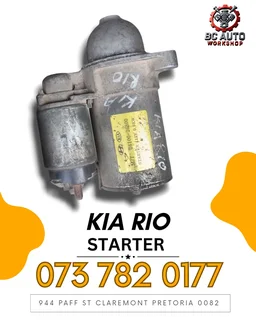 Kia Rio starter Call or WhatsApp me 073 782 0177