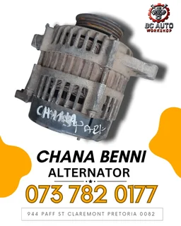 Chana benni alternator Call or WhatsApp me 073 782 0177