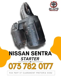 Nissan sentra starter Call or WhatsApp me 073 782 0177