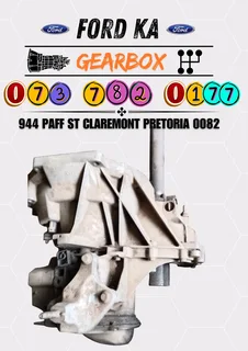 Ford ka gearbox Call me 073 782 0177