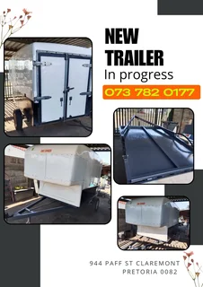 Custom built trailers order yours now 073 782 0177