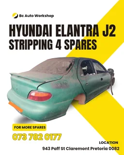 Hyundai Elantra j2 stripping for spares Call or WhatsApp me 0737820177