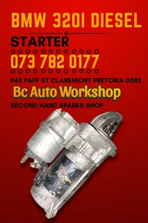 Bmw 320i diesel starter Call or WhatsApp me 073 782 0177