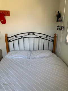 King size bed and mattress