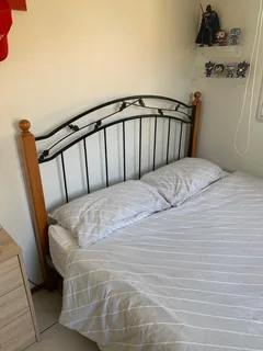 King size bed and mattress