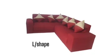 Good quality L/shapes with scatter cushions  for R3000