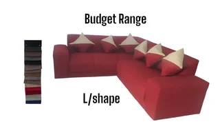 Good quality L/shapes with scatter cushions for R3000